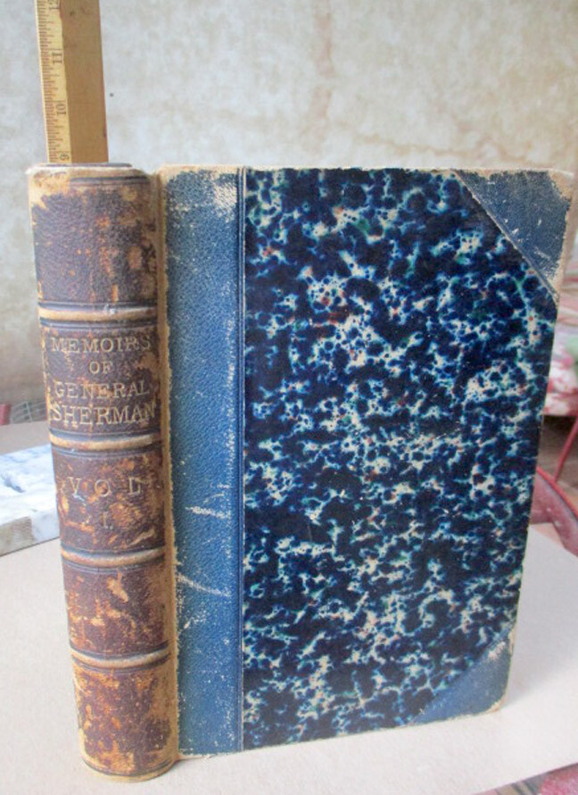 MEMOIRS Of GENERAL SHERMAN,Vol.1,1875,By Himself,1st Edition