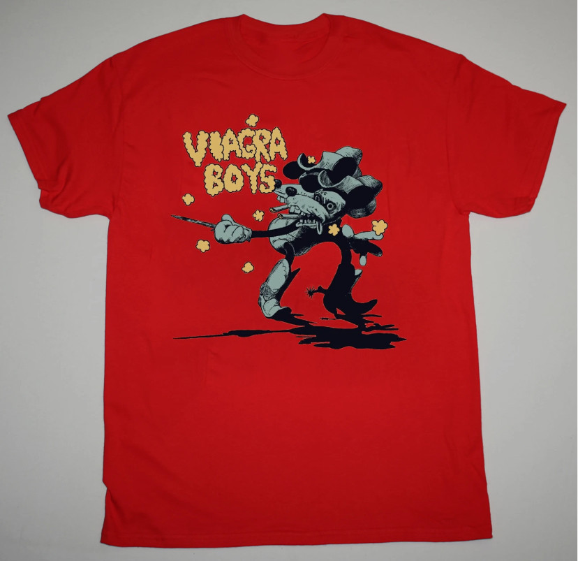 NEW Viagra Boys Collection Gift For Fans S to 5XL Red T-shirt