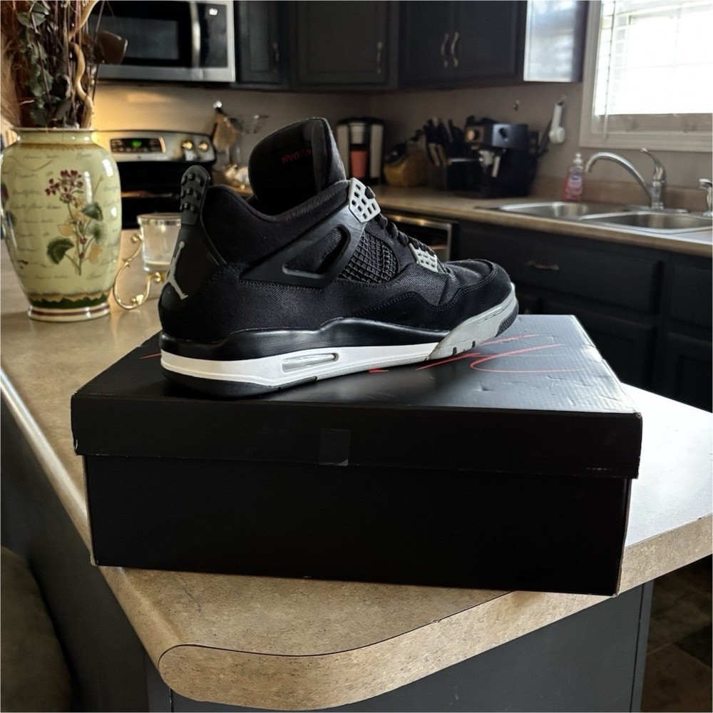 Jordan Air Jordan 4 Retro Black canvass