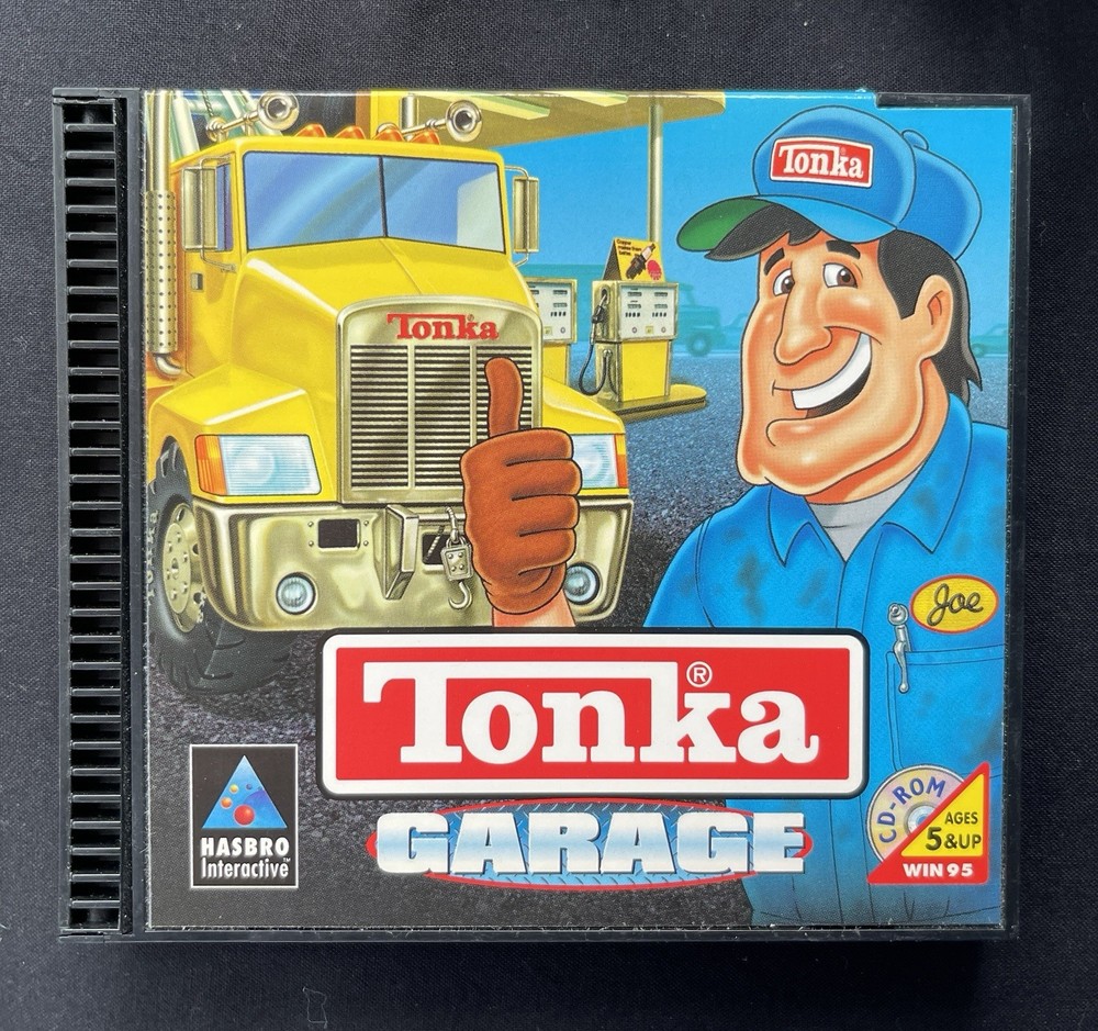 Hasbro interactive “Tonka Garage” (PC, 1998) CD-ROM Game Manual Included