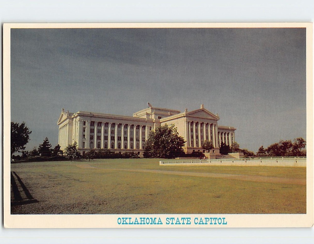 Postcard State Capitol Oklahoma City Oklahoma USA