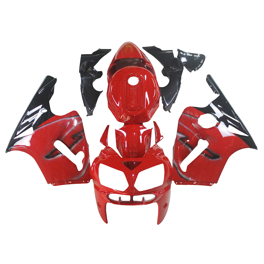 Red Black Injection Fairing Kit for Kawasaki Ninja ZX12R 2002-2006 03 Bodywork
