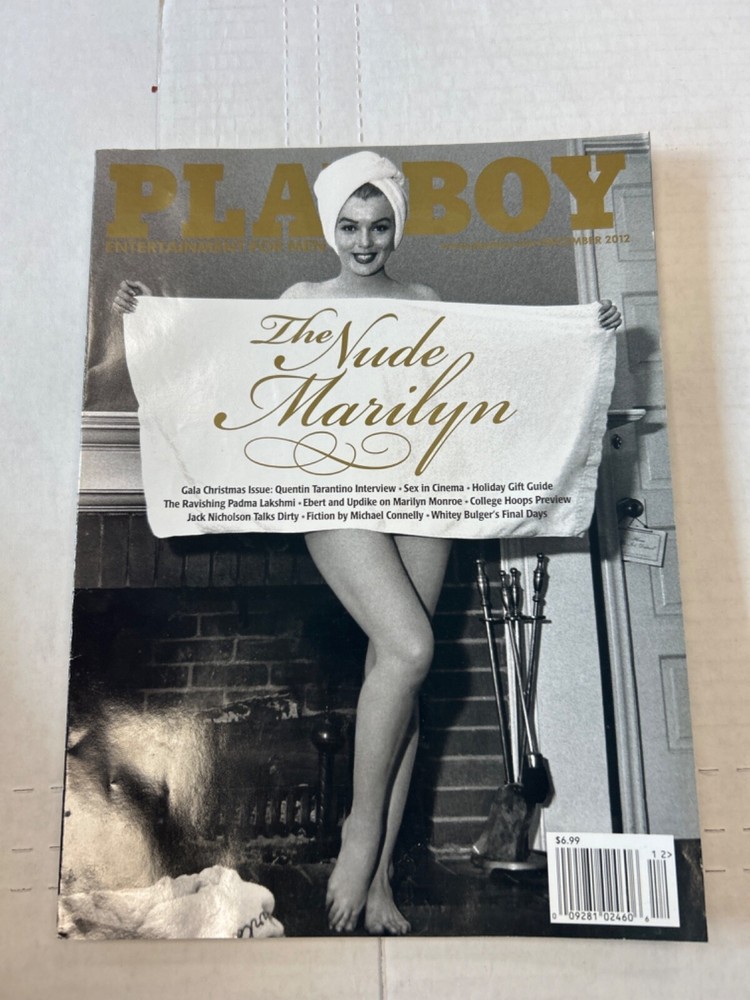 Playboy Magazine December 2012 Marilyn Monroe Very Good Condition
