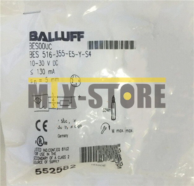 1PC New BALLUFF BES 516-355-E5-Y-S4 BES516-355-E5-Y-S4 Sensor&Proximity Switch