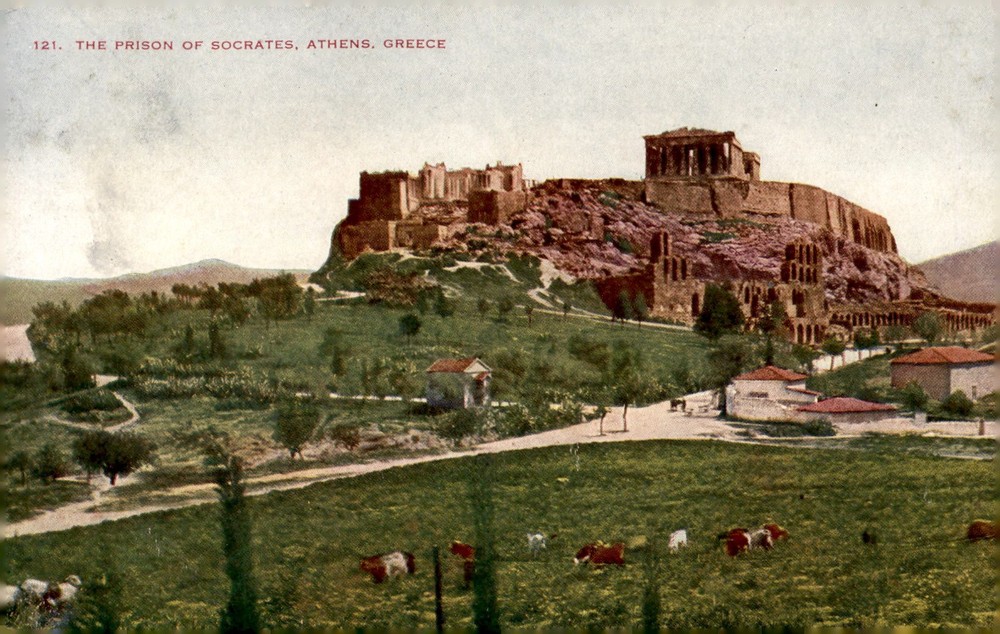 Prison of Socrates, Athens, Greece Postcard