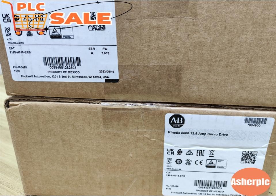 Allen-Bradley 2198-H015-ERS 195-528 VAC 12.5A Servo Drive NEW 2198H015ERS AB