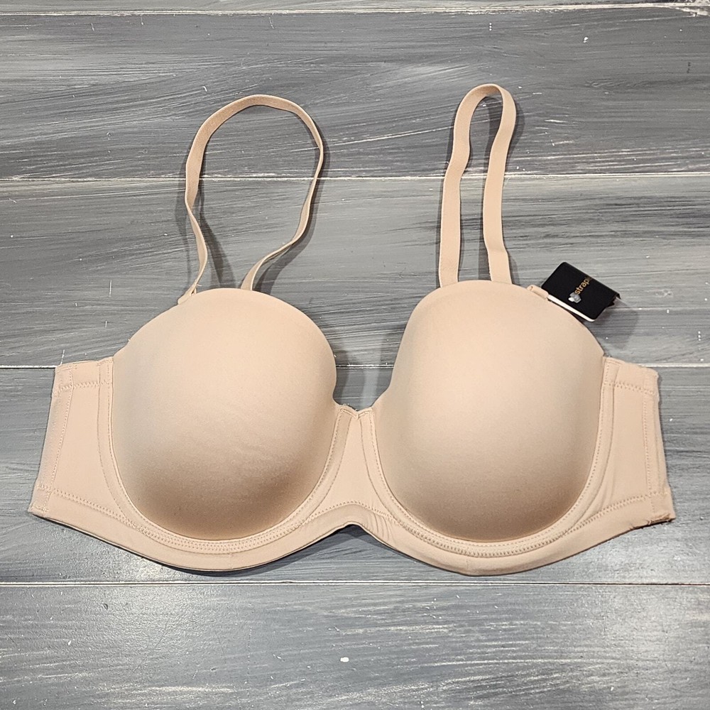 Wacoal 40C Red Carpet Full Figure Underwire Strapless Bra in Sand Beige