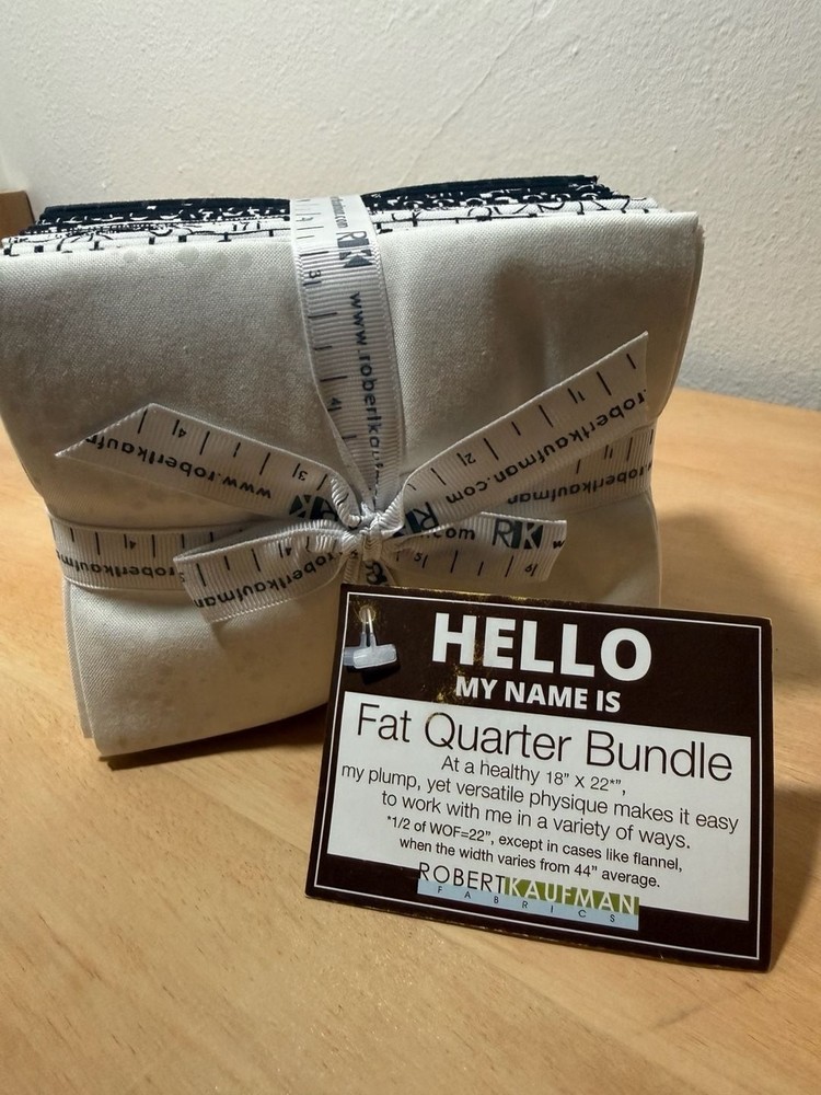 Robert Kaufman Pen and Ink Fat Quarter Bundle by Studio RK - 16 Pieces