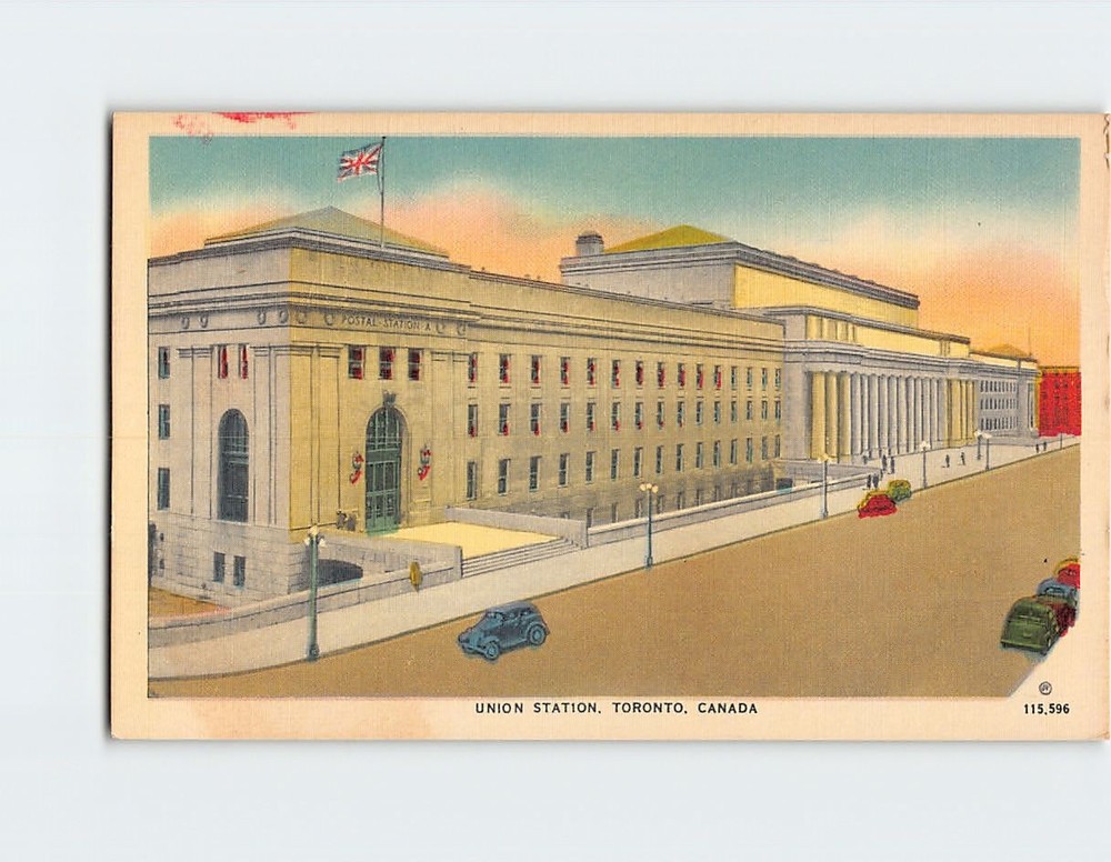 Postcard Union Station Toronto Ontario Canada