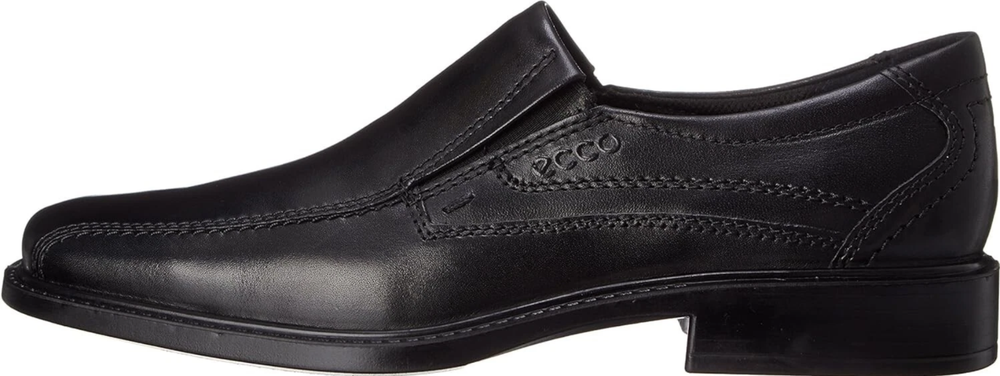 ECCO New Jersey Black Slip-On Men's Loafers/Shoes EU Size 46/ US 12-12.5 M [NEW]