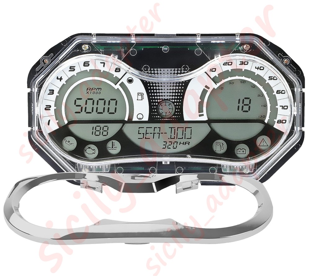 LCD Speedometer Gauge Cluster For 2006-11 Sea Doo BRP RXP RXT GTX Wake 278002270