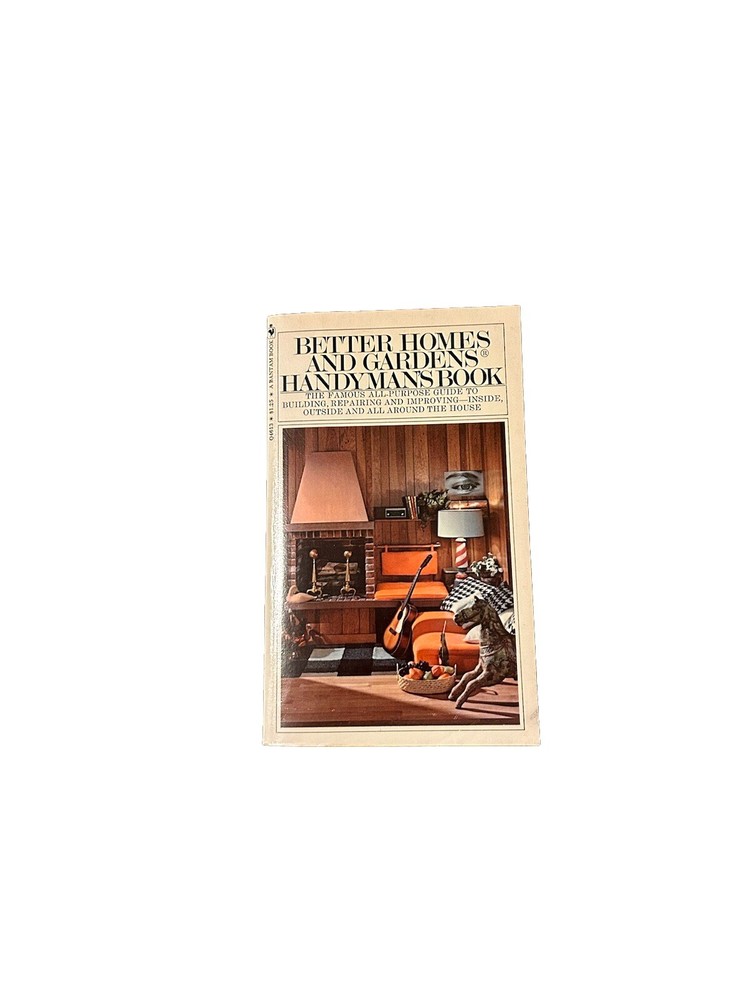 Better Homes and Gardens Handyman’s Book 1970 Vintage Paperback DIY Guide