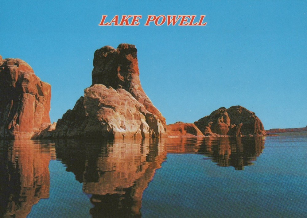 Lake Powel Utah Arizona 4x6 Postcard