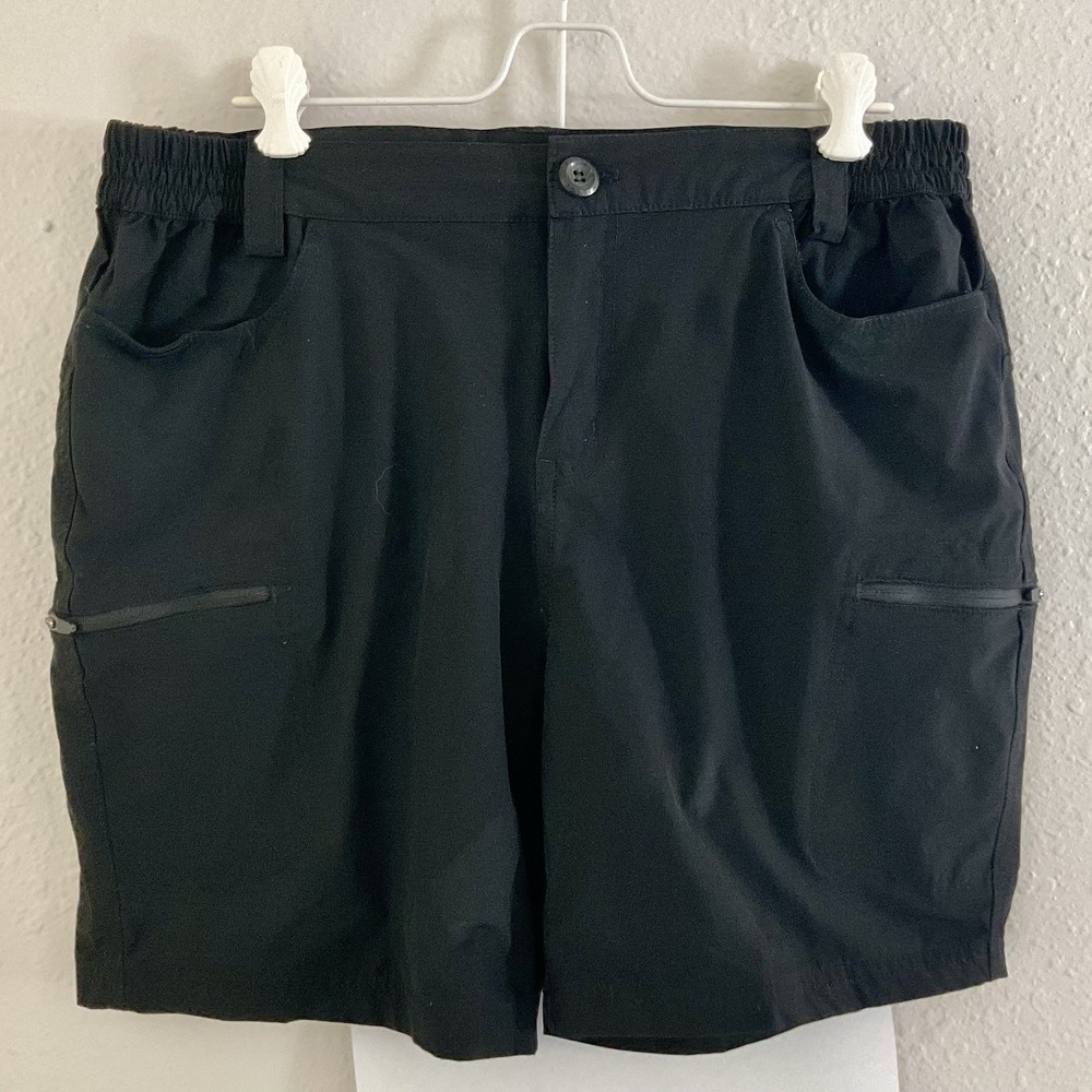 Willit Women’s Hiking Golf Cargo Shorts With Stretch Size Large 32x7 Black