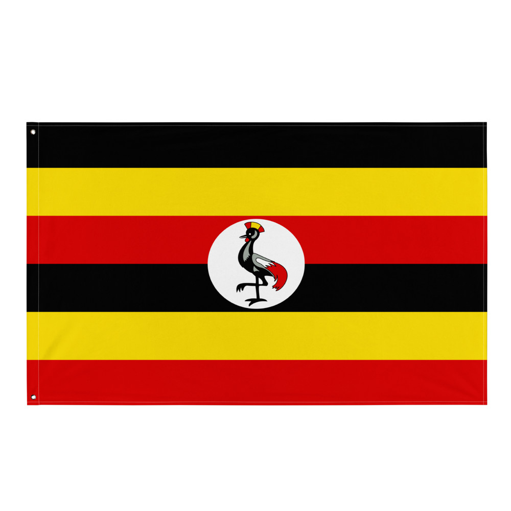 Uganda Ugandan Flag 3x5 ft | National Banner All Weather Double Stitched Outdoor