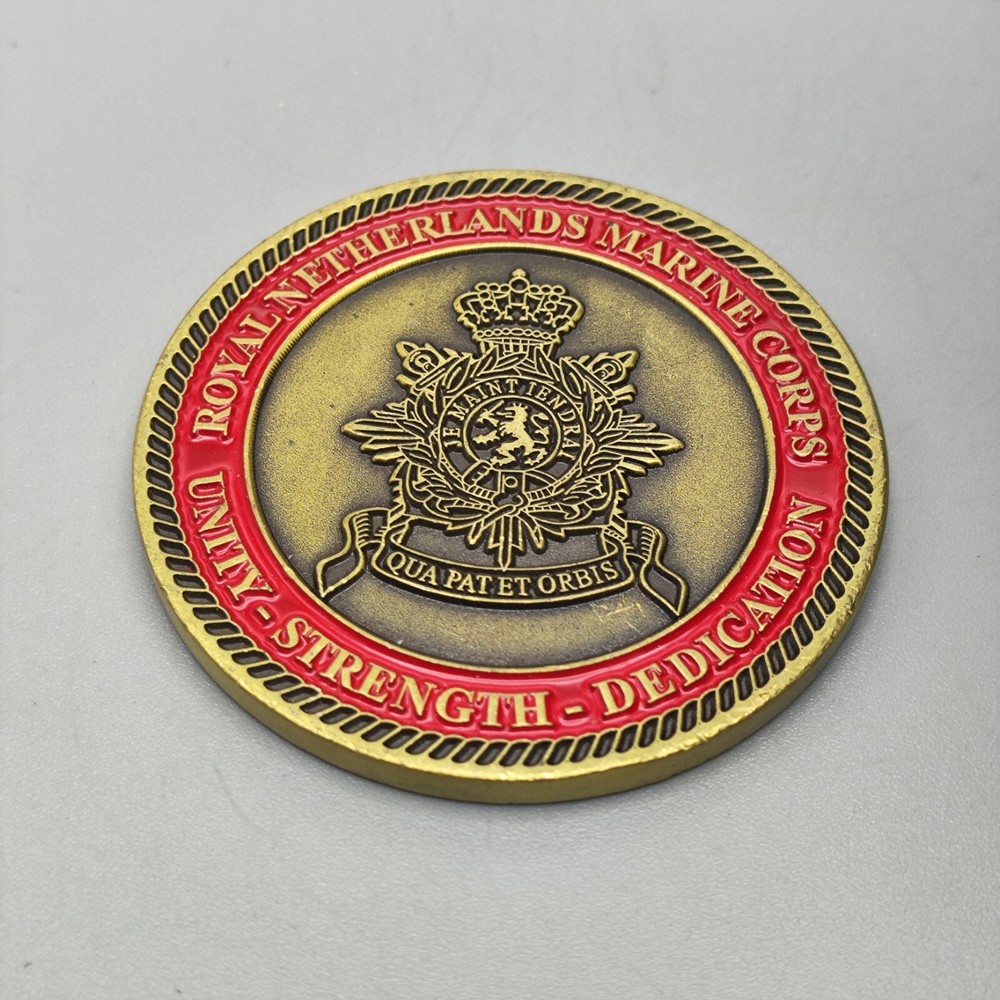 Royal Netherlands Marine Corps Combat Service Support Squadron Challenge Coin