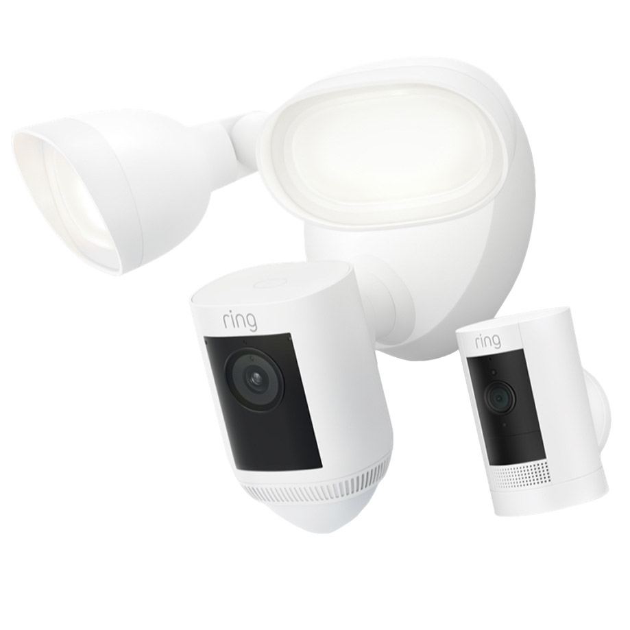 Enhance security with Wired Floodlight Cam Pro and Battery Stick Up Cam 3rd Gen Bundle