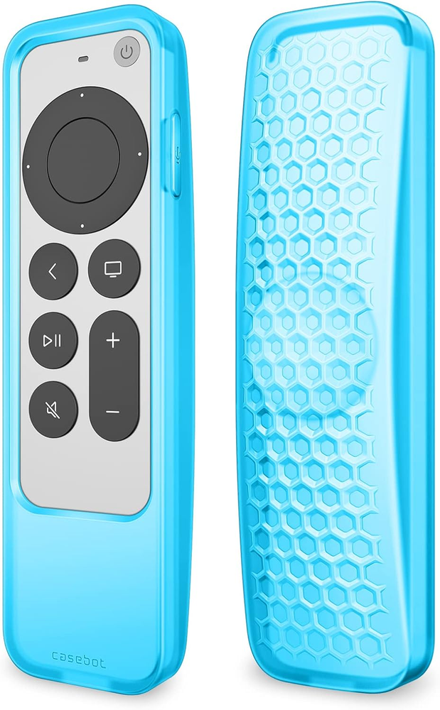 2-in-1 Protector for 2021/22 Apple TV Siri Remote and AirTag in Light Gray