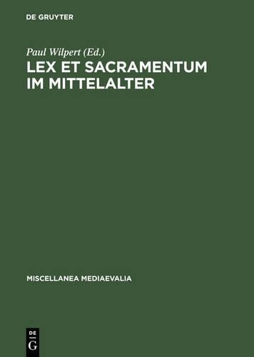 Lex et Sacramentum im Mittelalter (Hardback) Miscellanea MediaevaliaAnother great item from Rarewaves USA | Free delivery!