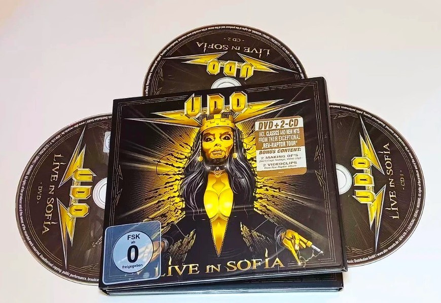 CD/DVD UDO Live In Sofia U.D.O.
