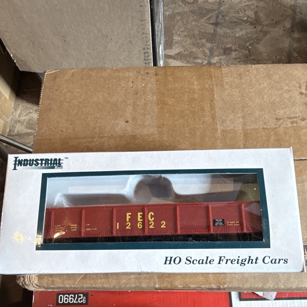 Industrial Rail FEC HO Freight Car Red 1:87 Model Railroad MPN 8797