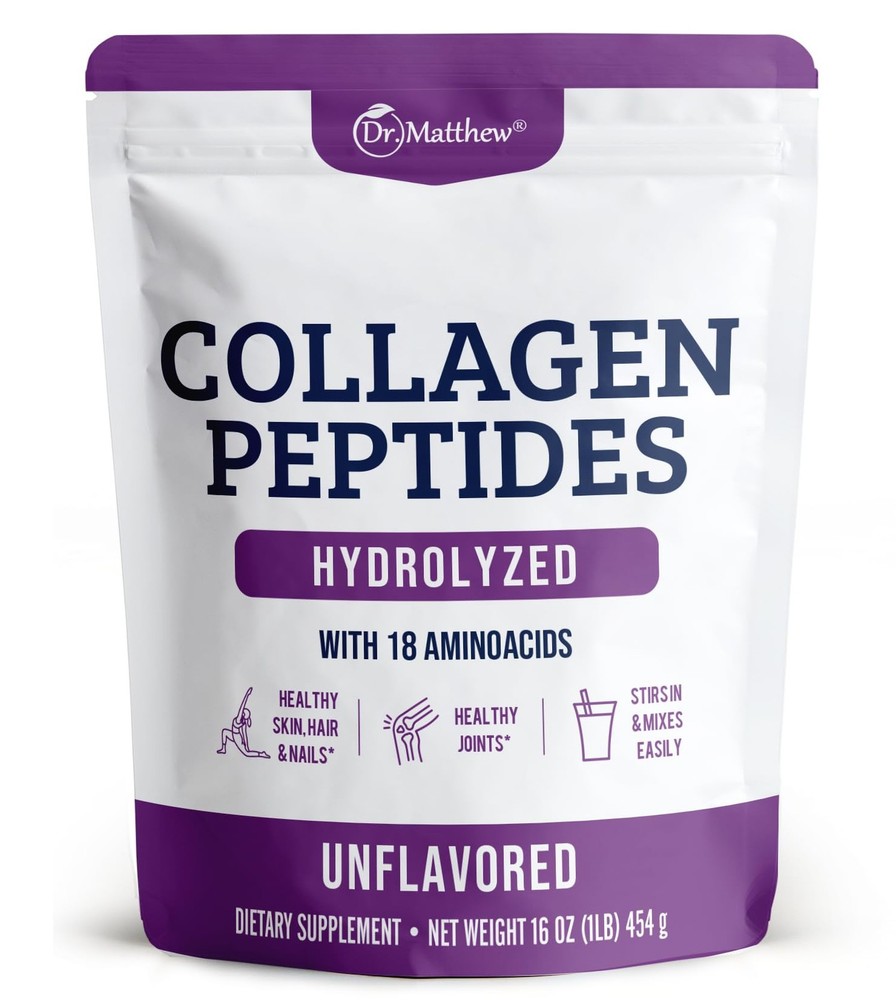 Grass-Fed Hydrolyzed Collagen Protein Powder for Women and Men