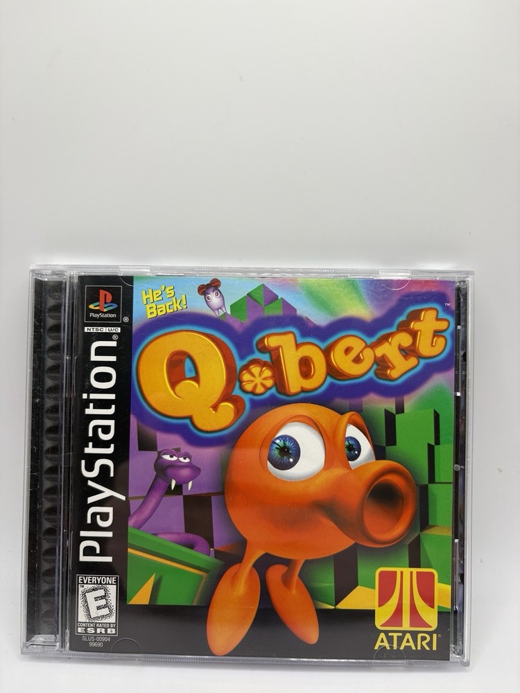 Qbert (Sony PlayStation 1, 1999) PS1 CIB Complete
