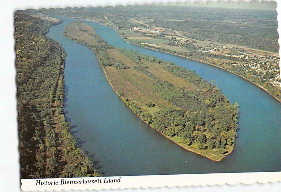 Postcard Historic Blennerhassett Island Parkersburg West Virginia USA