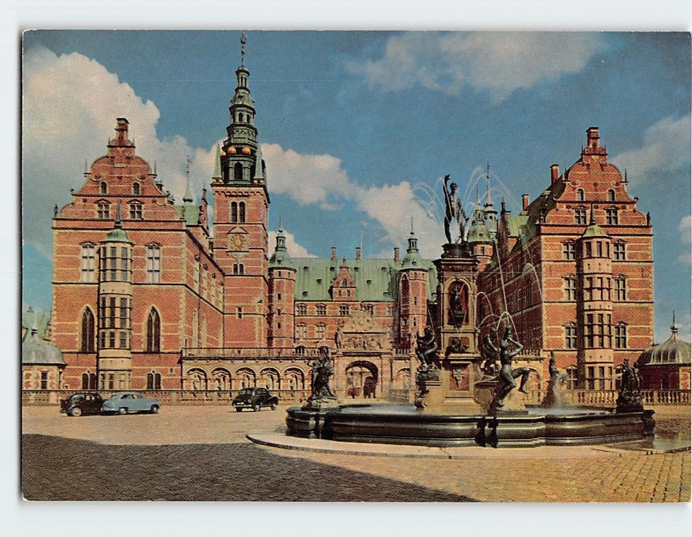 Postcard Frederiksborg Castle in Hillerød Denmark