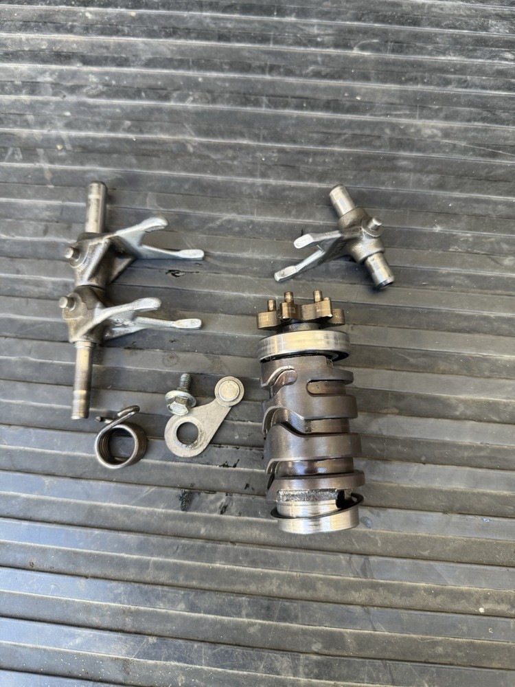 Yamaha YZ125 YZ 125 Shifter Drum Forks Fork  Engine Motor OEM GENUINE 1990 Shaft