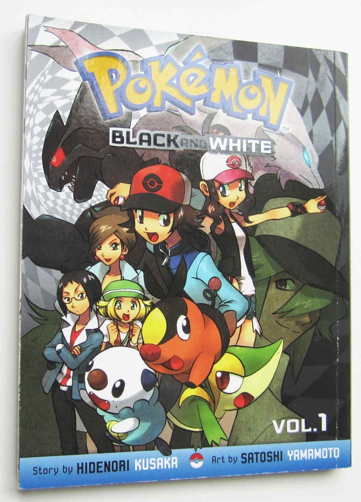 Pokemon Black and White Vol 1 Paperback Book Hidenori Kusaka 2011 Used Good