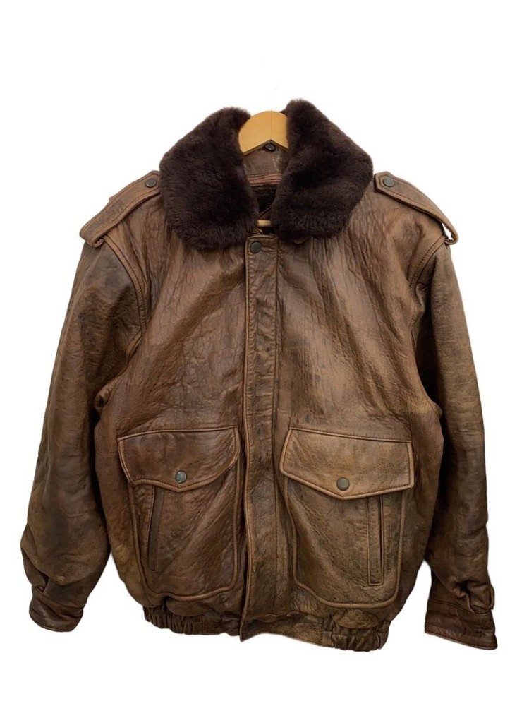 G-1/Leather Jacket Blouson/M/Sheep Leather/Brw 3505