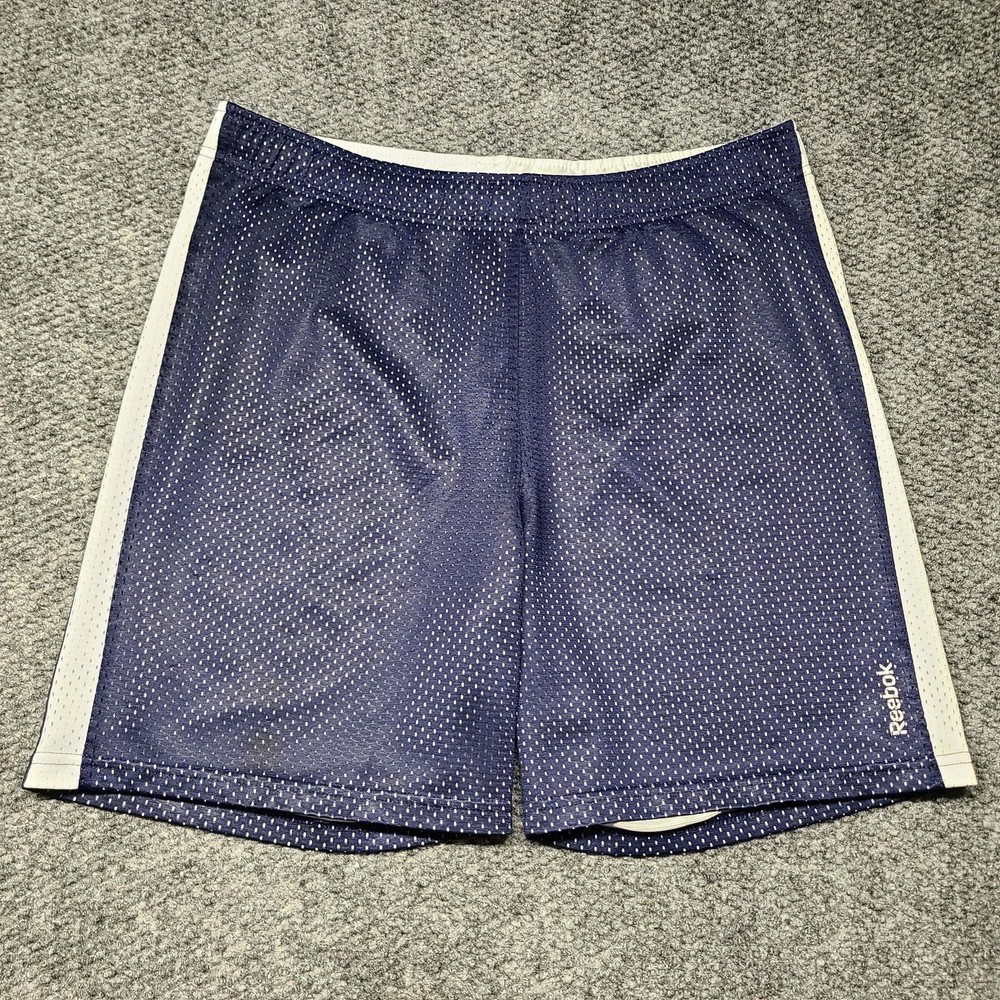 Reebok Size S Womens Navy Athletic Performance Running Active Track Shorts