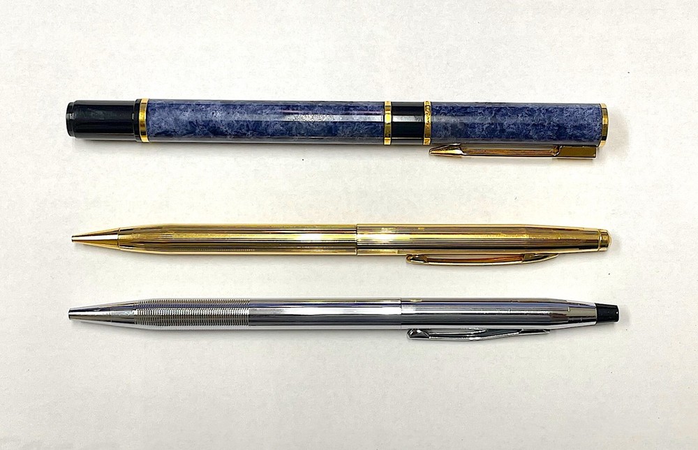 Waterman Fountain pen , Cross Pen and Bradley Mechanical Pencil , READ !