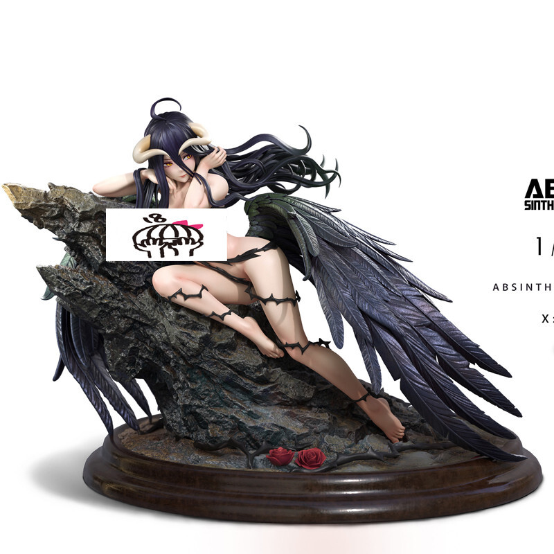 ABsinthe Studio Overlord Albedo Resin Statue 1/6 Scale H27cm Cast off-image
