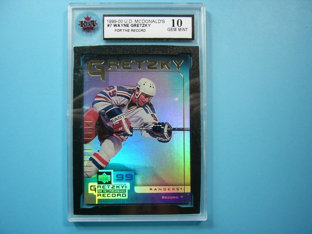 1999-00 Upper Deck McDonald's Hockey Wayne Gretzky KSA 10 Gem Mint Card #7