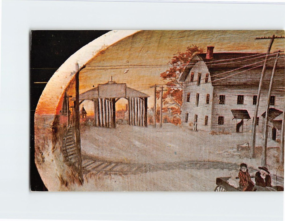 Postcard Stotler Mill & Bridge Preble County Ohio USA