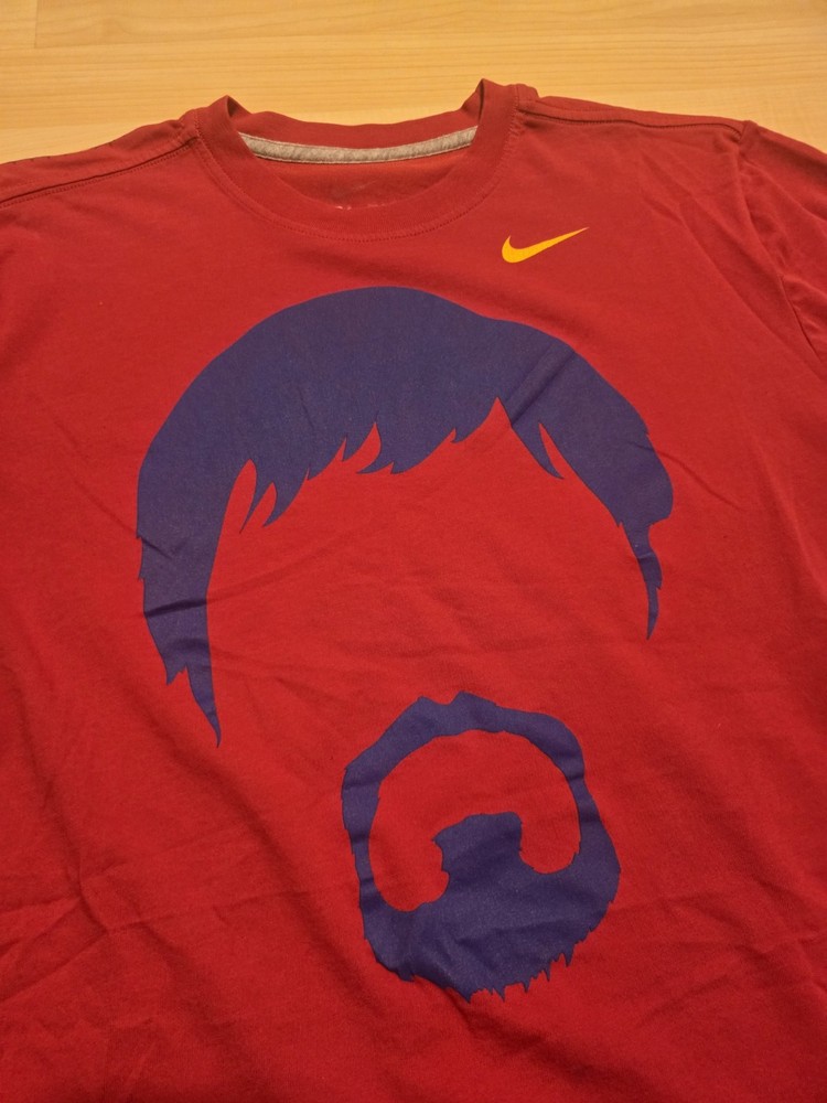 VTG Rare Nike Manny Pacquiao Big Face T-Shirt Red Size Mens Medium
