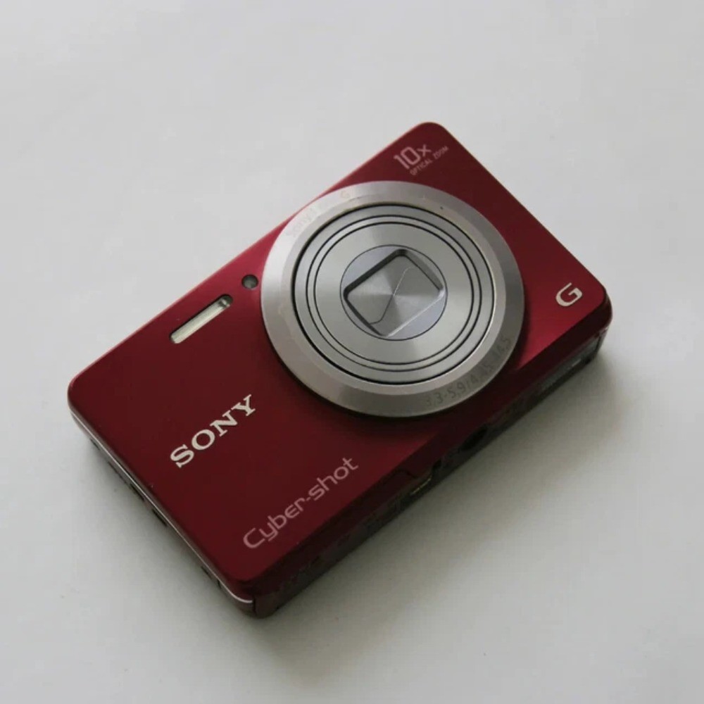 Sony Cyber-shot DSC-W690 16.1MP CCD Vintage Digital Camera Red