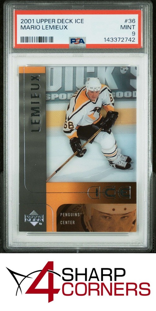 2001 Upper Deck Ice #36 Mario Lemieux Penguins Hof Psa 94SC is the hobby's first consignment choice on eBay!