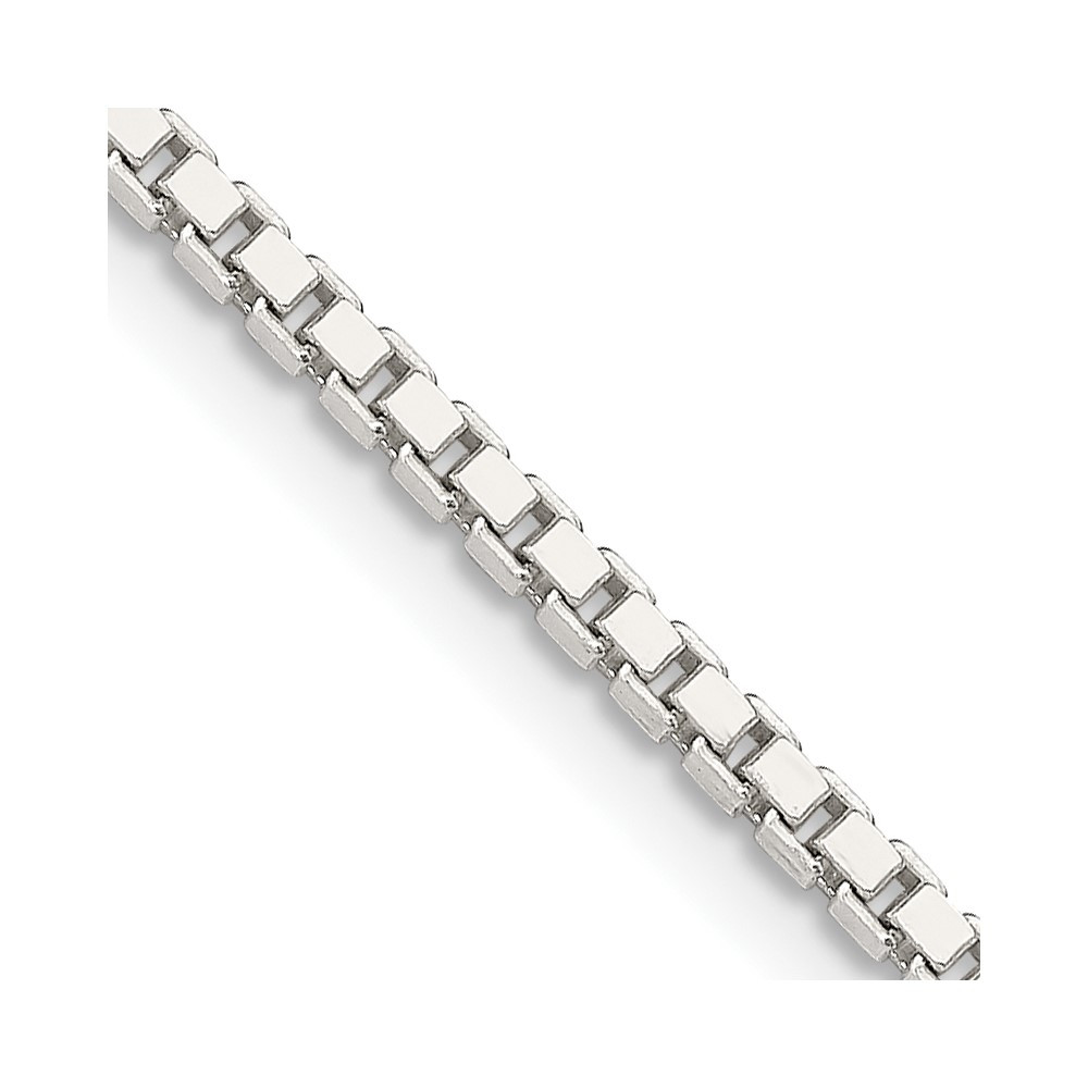 Sterling Silver 1.9mm Box Chain Necklace 18