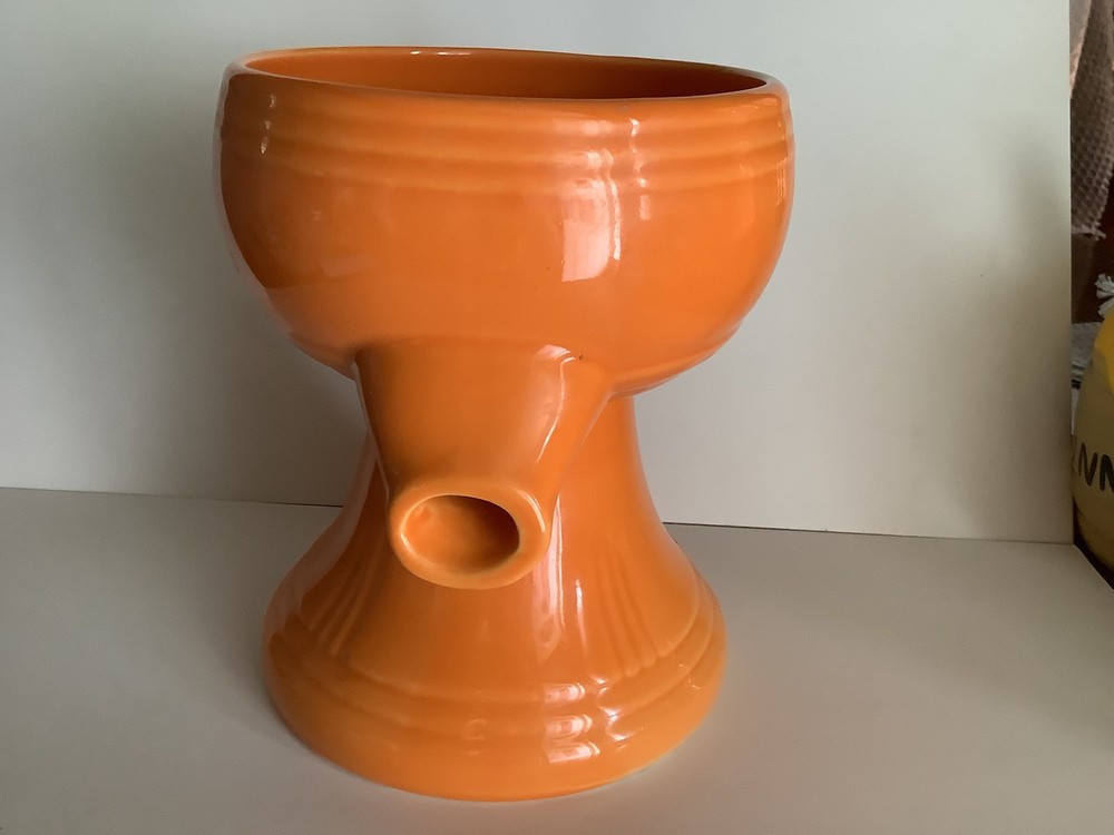 Red Wing Stoneware Pottery Juicer Vibrant Orange Collectable