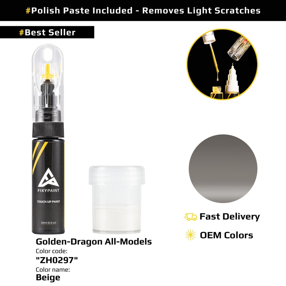 Touch up Paint for Golden Dragon All Models Code: ZH0297 Beige