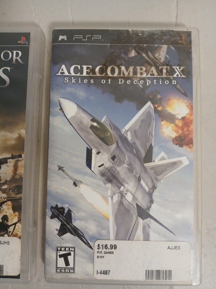 Ace Combat X Skies of Deception Sony PSP 2006 Tested CIB Rate T PlayStation Game-image
