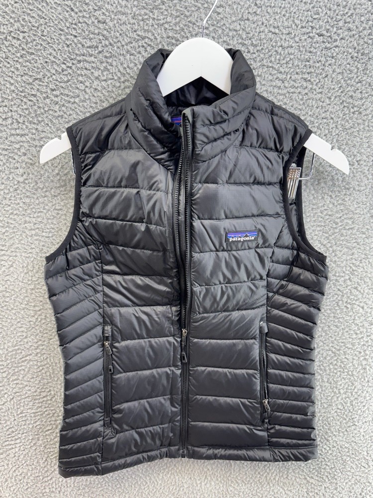 Patagonia Womens XS Black Goose Down Insulated Puffer Vest