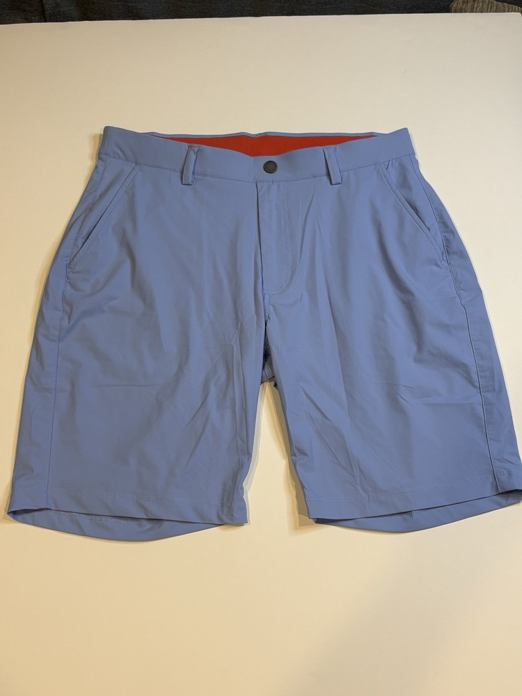 Redvanly Shorts Men’s Size M Performance Golf Inseam 9” Blue