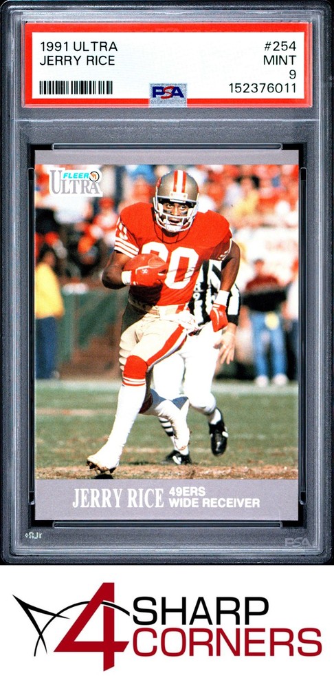 1991 Ultra #254 Jerry Rice 49Ers Hof Psa 94SC is the hobby's first consignment choice on eBay!