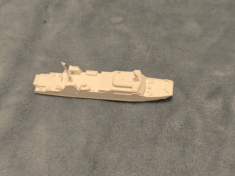 1/700 Civilian Ferry Waterline Unpainted Model 3D Printed