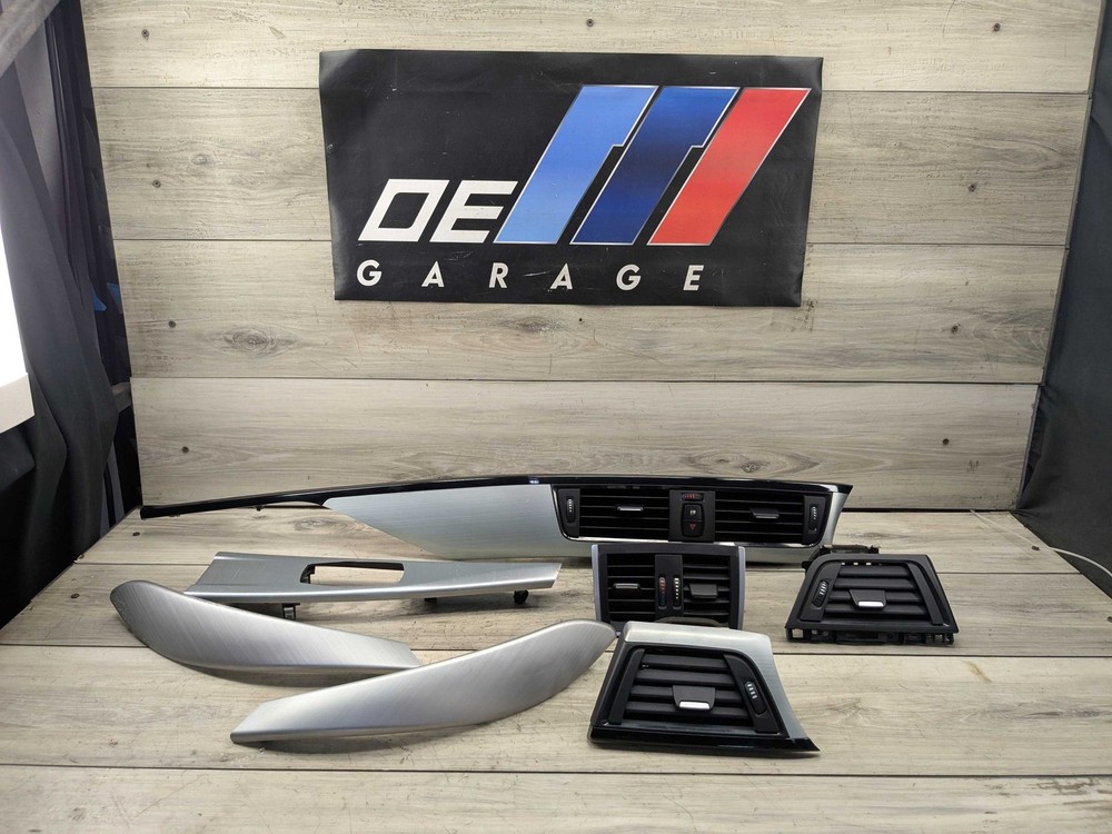 12-20 OEM BMW F30 F32 F36 ALUMINUM Interior Dash Door Center Console Trim SET