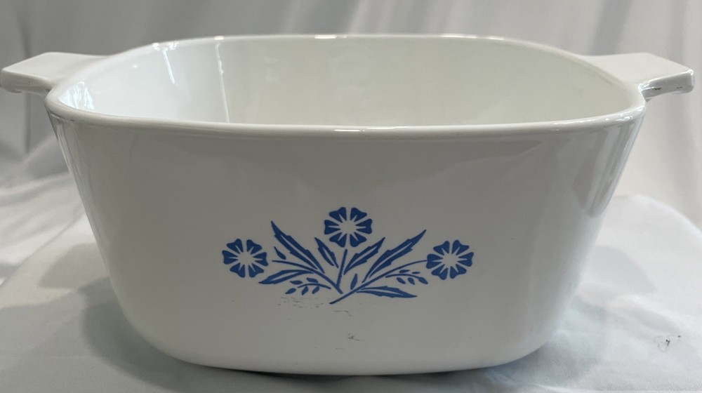 Corning Ware Blue Cornflower P-1 3/4-B 1 3/4Qt Casserole Dish No Lid Vintage